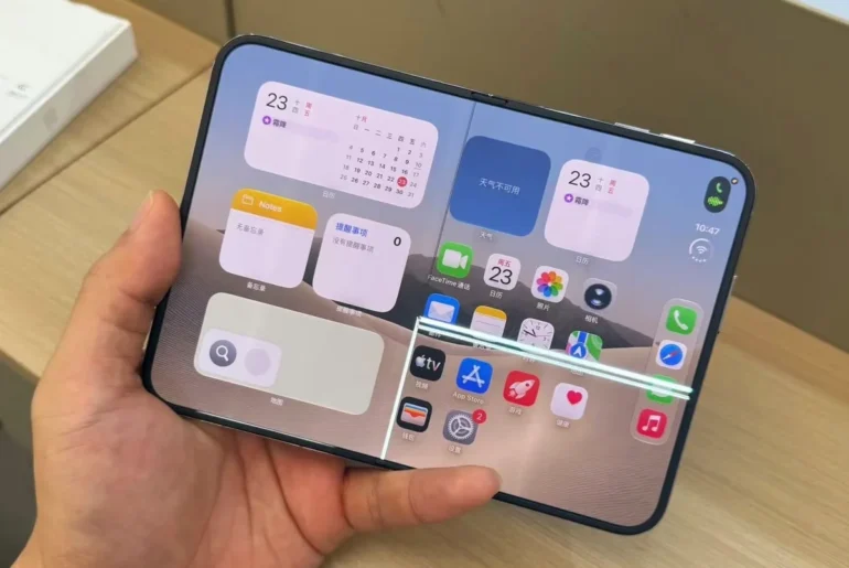 Apple addresses iPhone Duo inner display issue; says it will replace affected units iphone duo cracked inner display