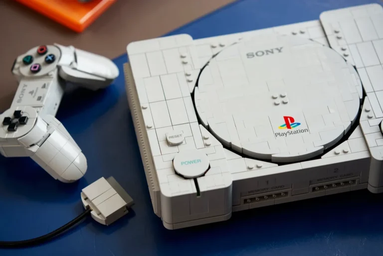Lego PlayStation drops classic console build lego playstation console
