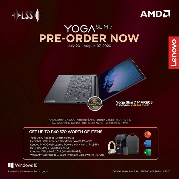 Lenovo Yoga Slim 7 Price Pre-order