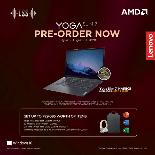 Lenovo Yoga Slim 7 Price Pre-order
