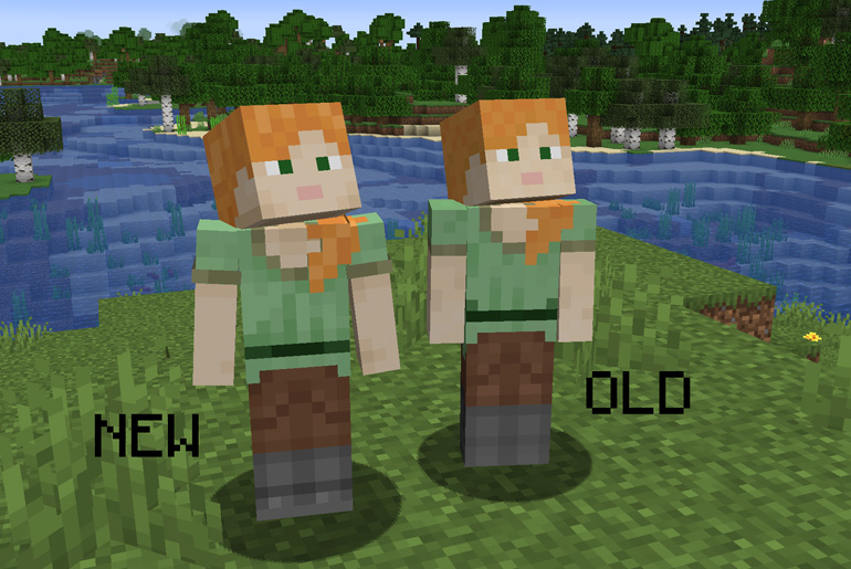 Minecraft's Steve and Alex get updated designs after 13 years
