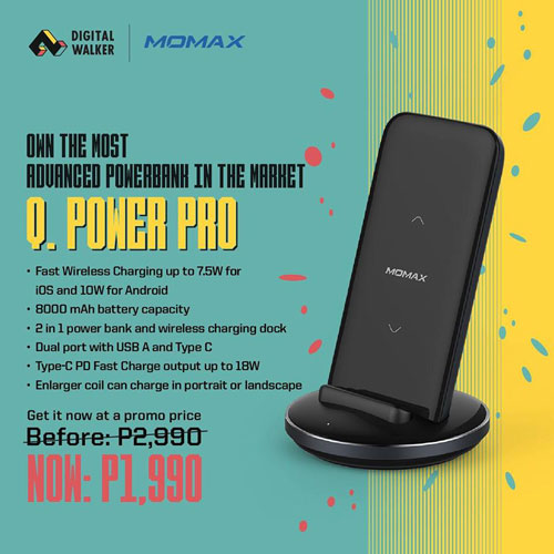 Momax Q Power Pro and Digital Walker