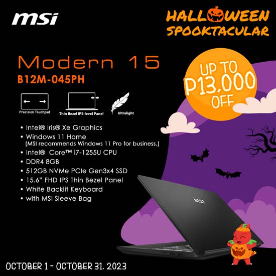 MSI Halloween Promo Sale