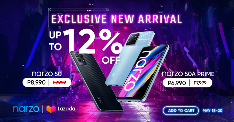 realme narzo 50A Prime, narzo 50 to launch in the PH with up to 12% off from May 18 to 20