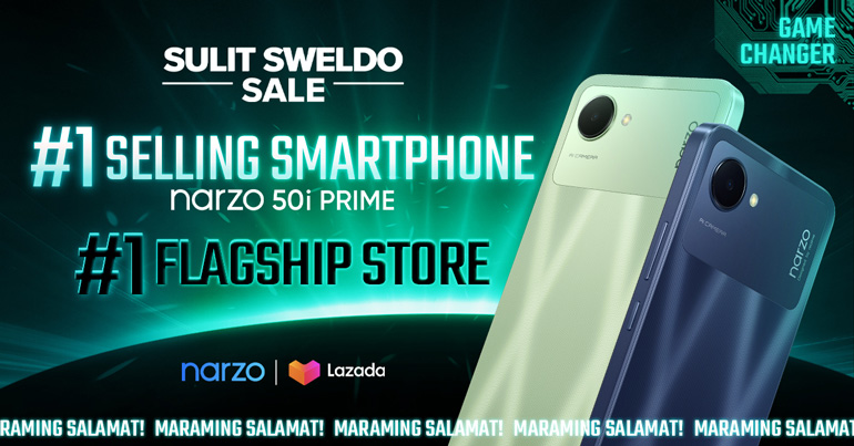 narzo 50i Prime is the top selling phone on Lazada's payday sale