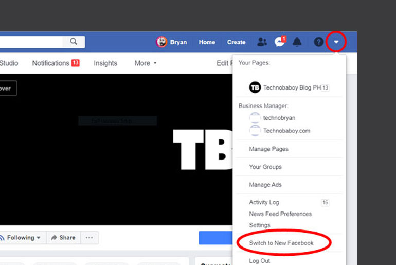 How to activate New Look Facebook Redesign