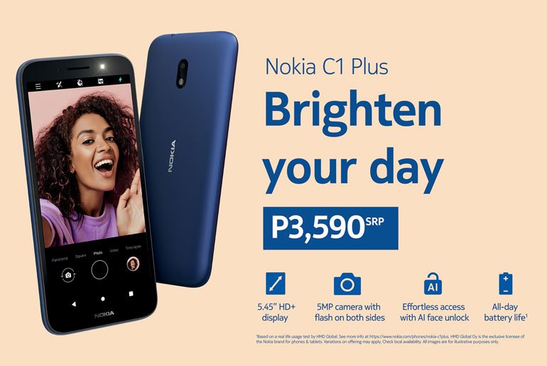 Nokia C1 Plus specs and price in the Philippines