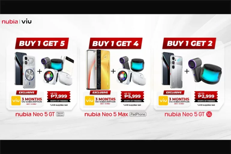 nubia Neo 5 Max PadPhone and Neo 5 GT Special Edition launch in PH
