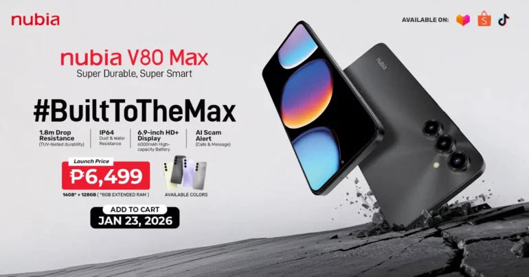nubia v80 max