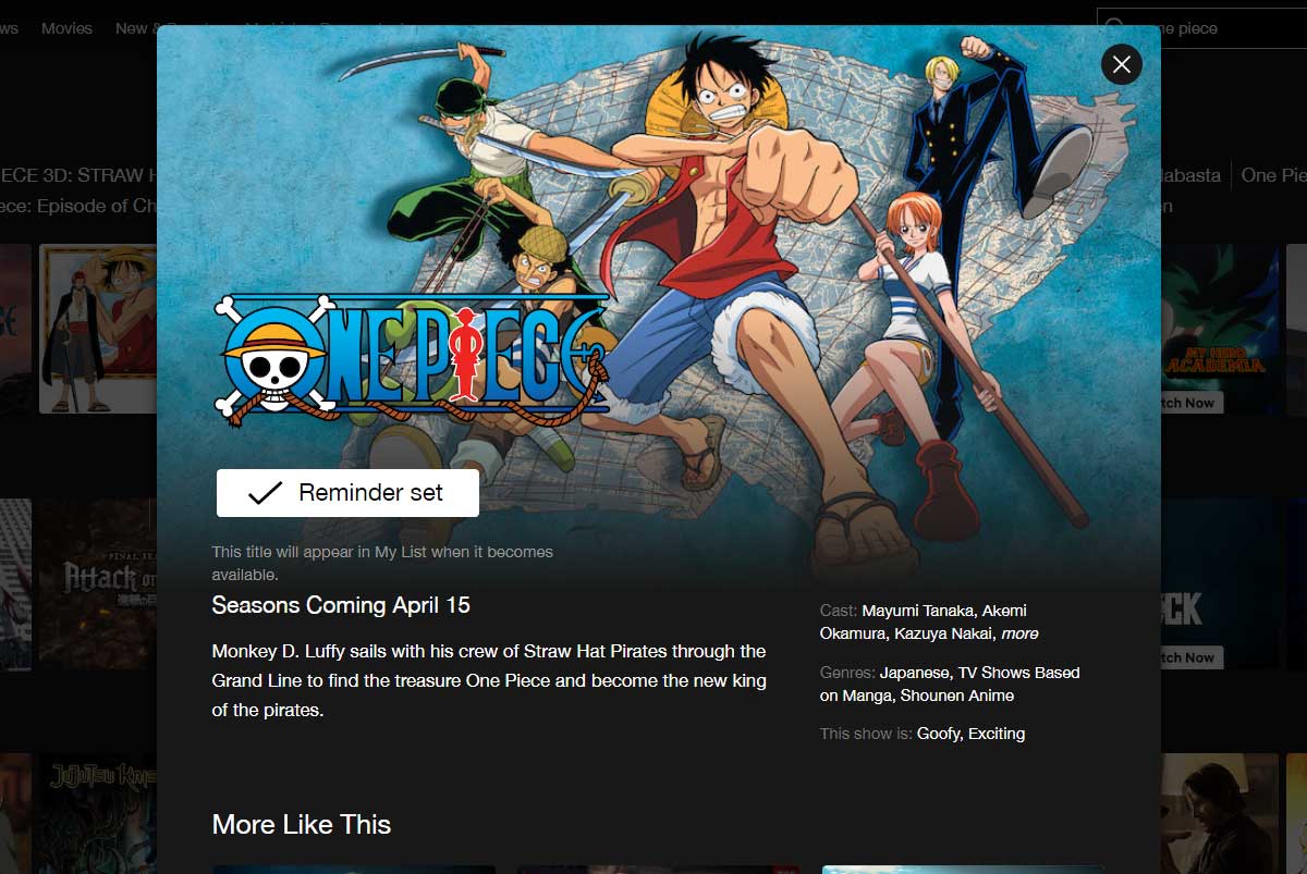 One Piece Netflix