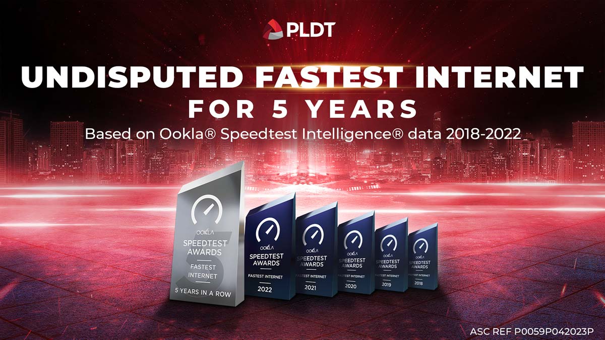 PLDT fastest Internet service provider for 5 years straight