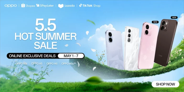 OPPO 5.5 Sale brings summer deals and easy payment options
