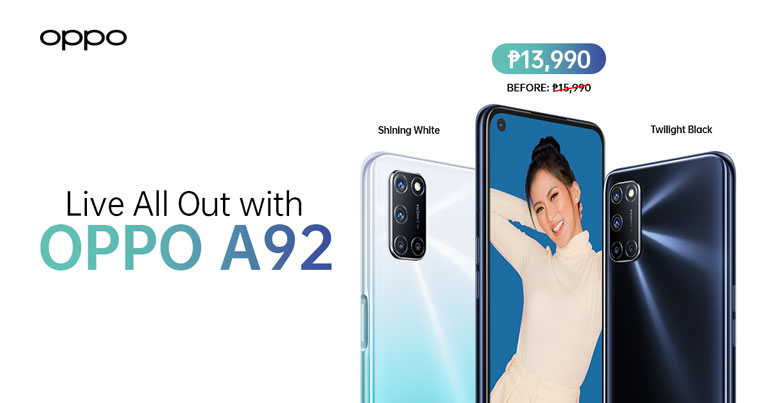 OPPO A92 price drop philippines