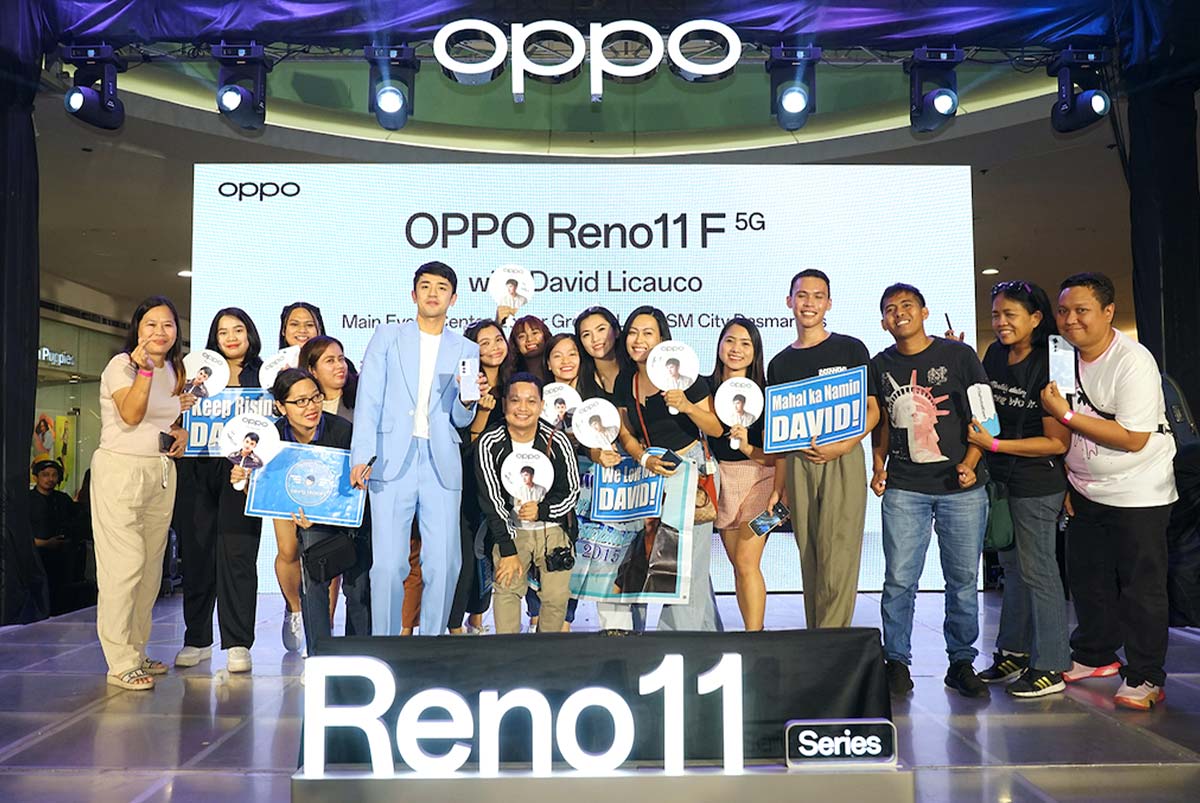OPPO Reno11 F 5G with David Licauco