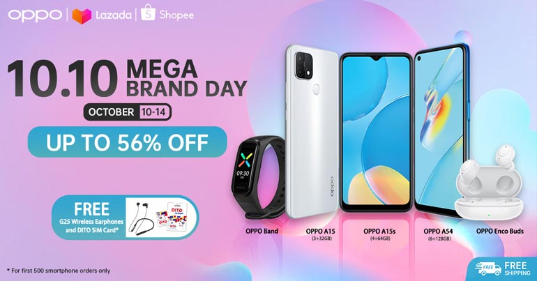 OPPO Shopee Lazada 10.10 Sale