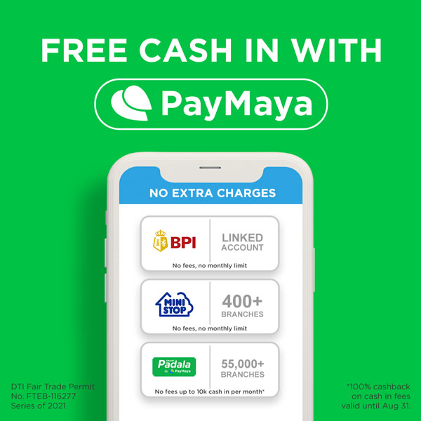 How to cash in paymaya account free bpi smart padala