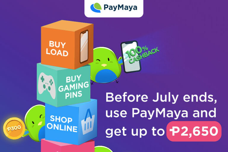 PayMaya promo july