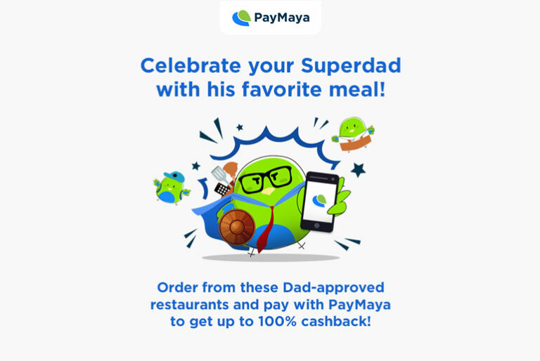 paymaya fathers day cashback