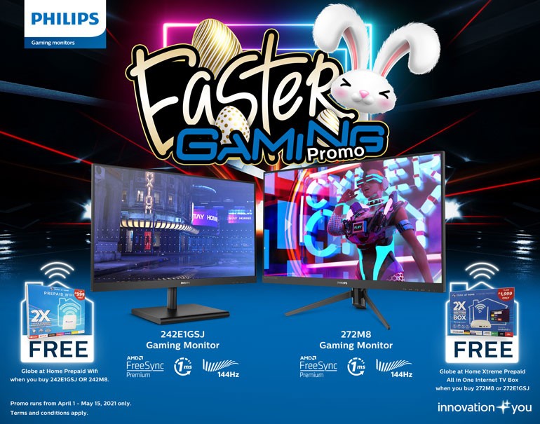 Philips Gaming Monitor Easter Gaming Promo