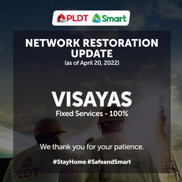 PLDT Smart Network Restoration Update