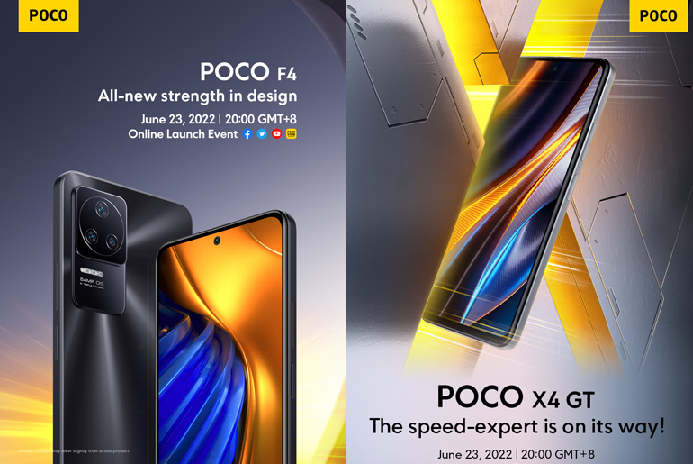 POCO F4, POCO X4 GT launch