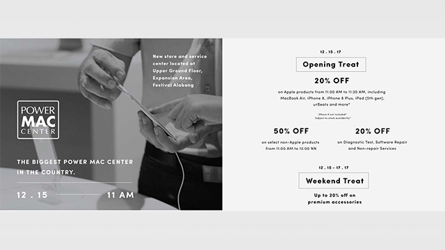 Power Mac Center Opens Biggest Store in Festival Mall, Alabang power mac center festival