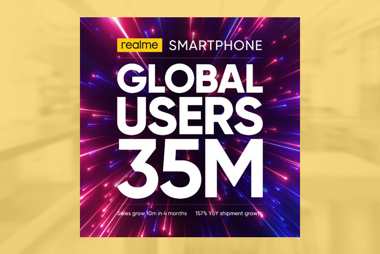 Realme 35 Million Users Worldwide