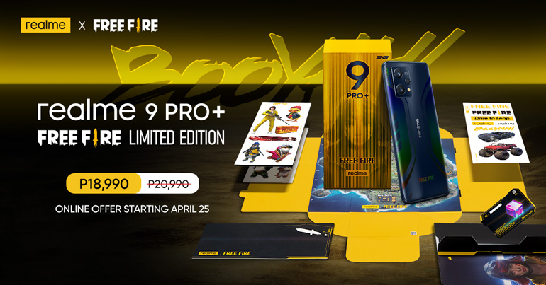 realme 9 pro+ free fire limited edition price philippines