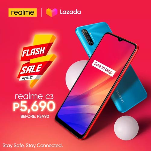 Realme C3 flash sale