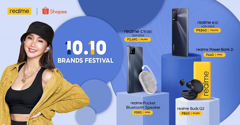 realme Shopee 10.10 sale