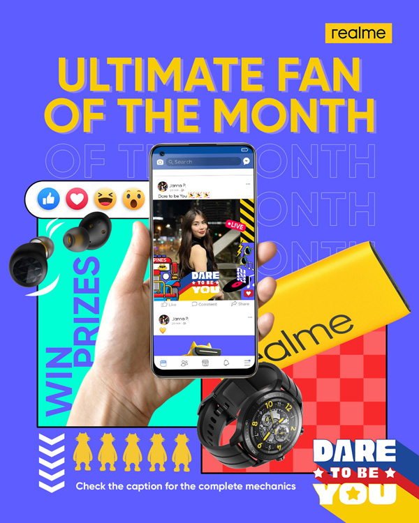 realme ultimate fan of the month