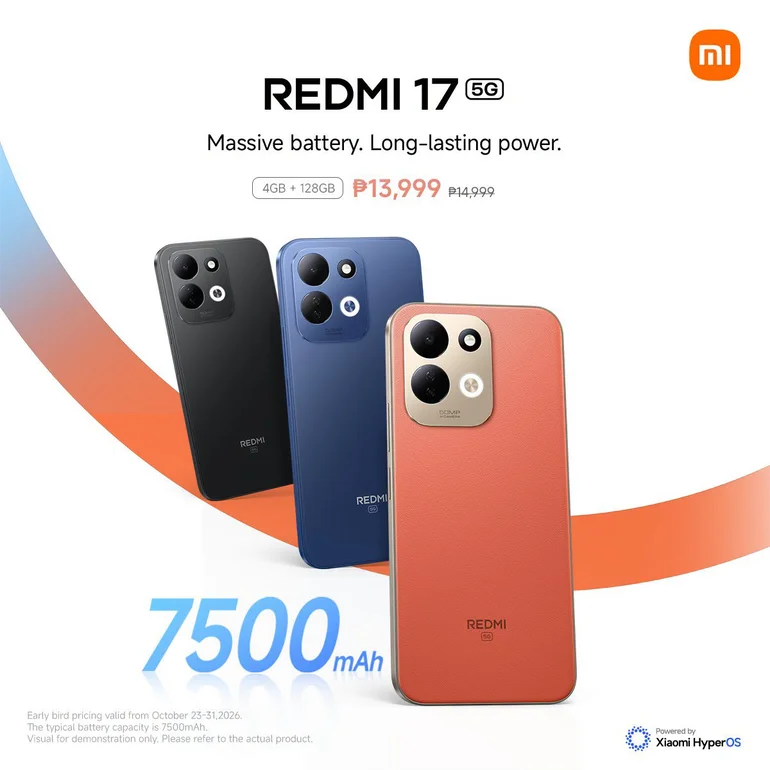 REDMI 17 and REDMI 17 5G arrive in PH, prices revealed