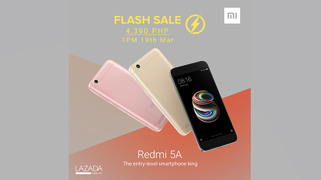 redmi 5a lazada flash sale