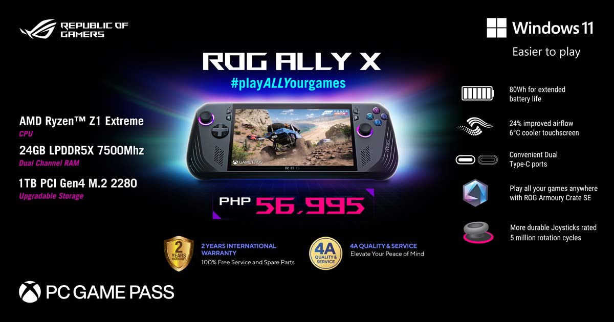 ASUS ROG Ally X Price Philippines