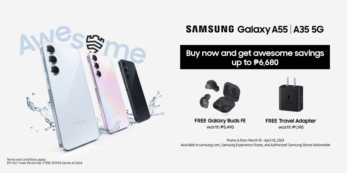 Samsung Galaxy A55 and Galaxy A35 promo