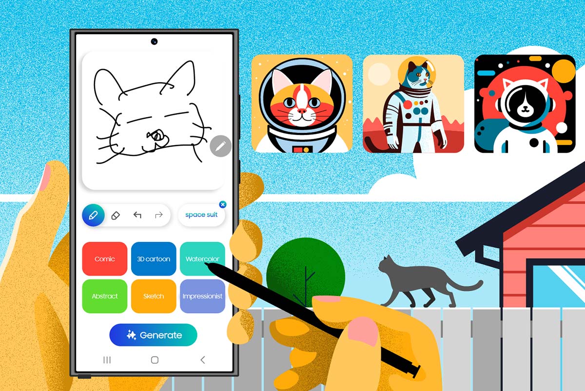 Samsung Galaxy S25 Series to bring enhanced Sketch to Image AI feature Samsung Galaxy AI Sketch to Image