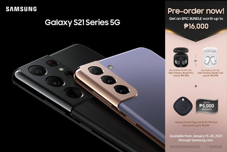 Samsung Galaxy S21 series price, pre-order details Philippines