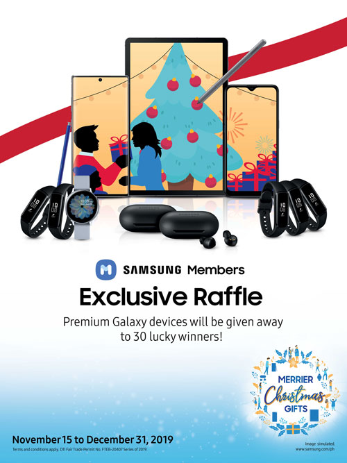 Samsung Members Exclusive Raffle