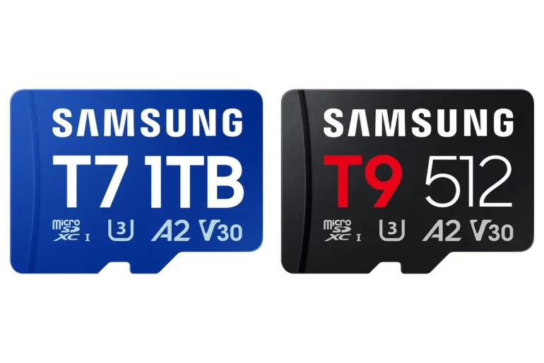 Samsung launches T7 and T9 microSD cards