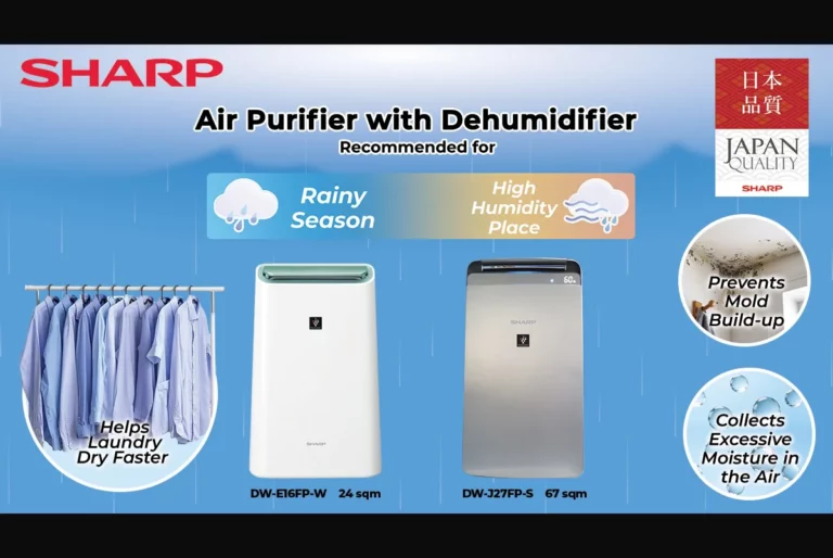 sharp purifier with Dehumidifier