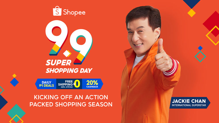 Shopee 9.9, Brand Ambassador Jackie Chan