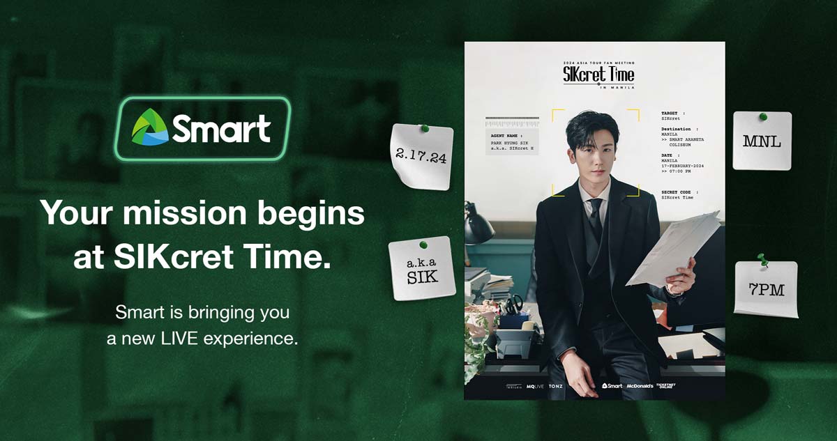 Smart Communications, Park Hyungsik 2024 Asia Tour FM “SIKcret Time in Manila”