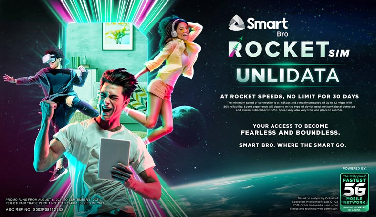 Smart Bro Rocket SIM with 30 Day Unli Data launched