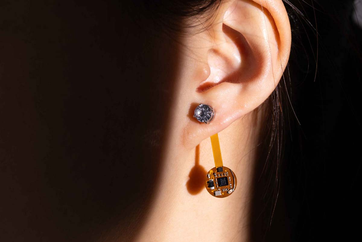 From smartwatches to smart rings, now meet the smart earrings Smart Wearable Thermal Earrings