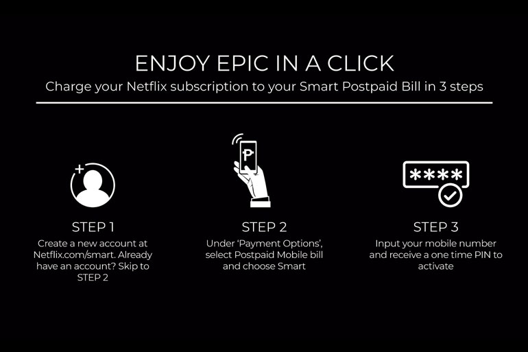 Charge Netflix to you Smart bill