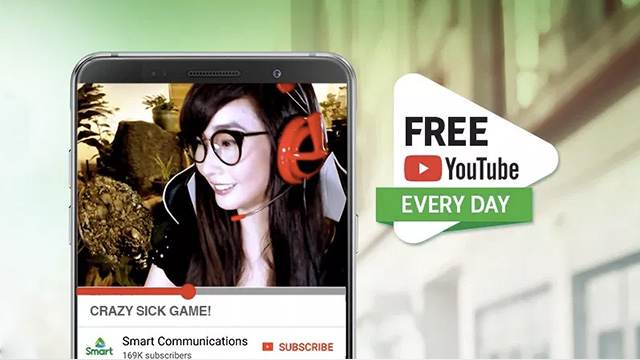 smart postpaid free youtube