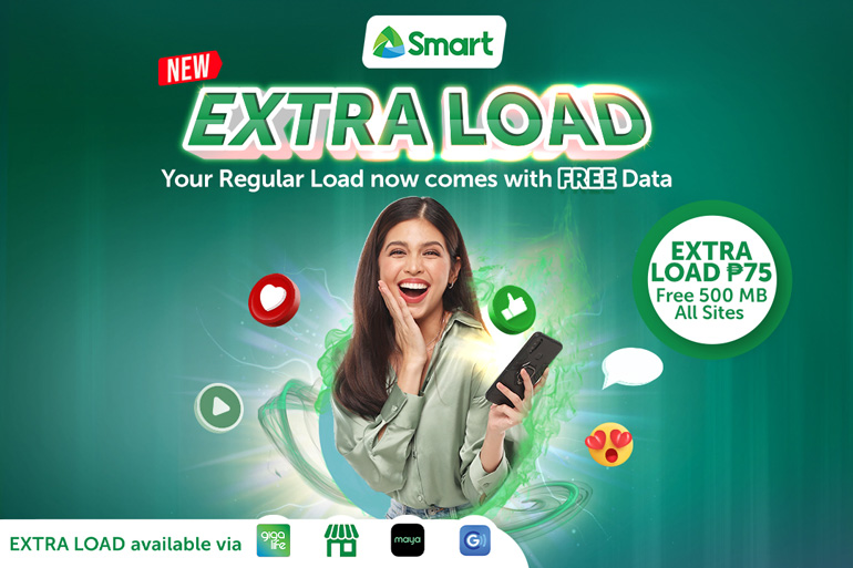 Smart Prepaid Extra Load free data
