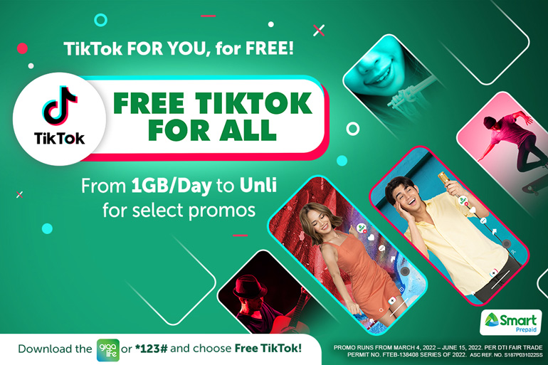 Smart Prepaid Free TikTok for All promo
