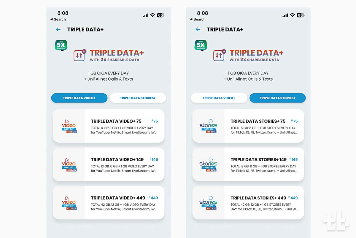 Smart Prepaid Triple Data+ Promo