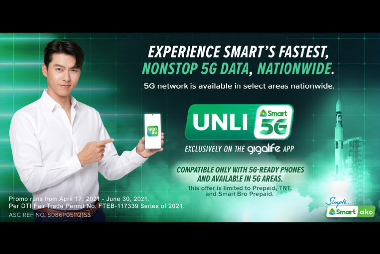 Smart Unli 5G now available to all 5G sites nationwide Smart Unli 5G nationwide philippines